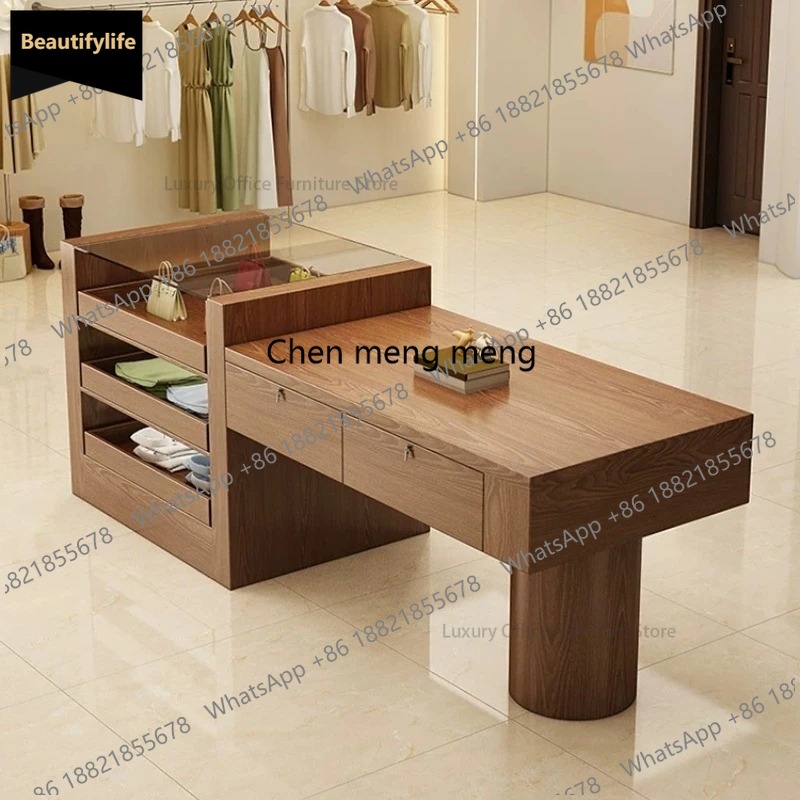 Office Furniture Store - D80 Modern Minimalist Island Display Counter