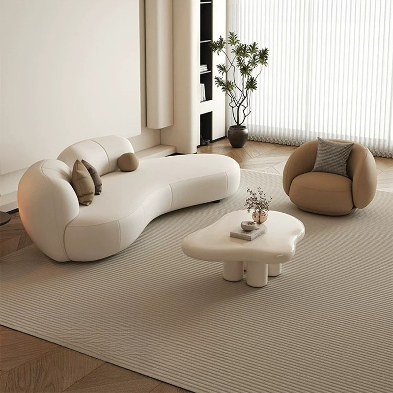 Nordic Cream Style Sofa Modern - Office Furniture Store recension och pris