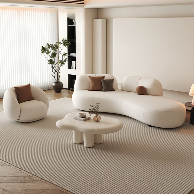 Nordic Cream Style Sofa Modern - Office Furniture Store recension och pris