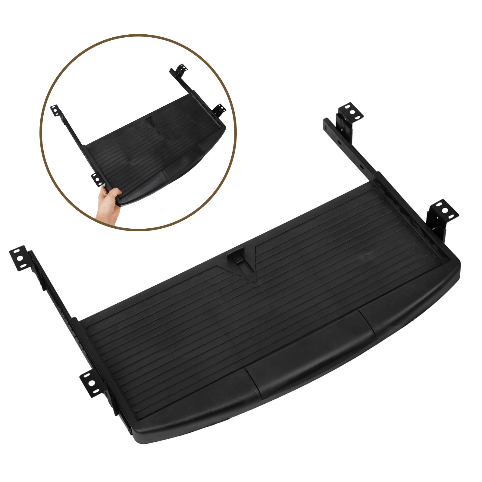 Slide Out Keyboard Tray Under  - Keyboard Drawer Under recension och pris