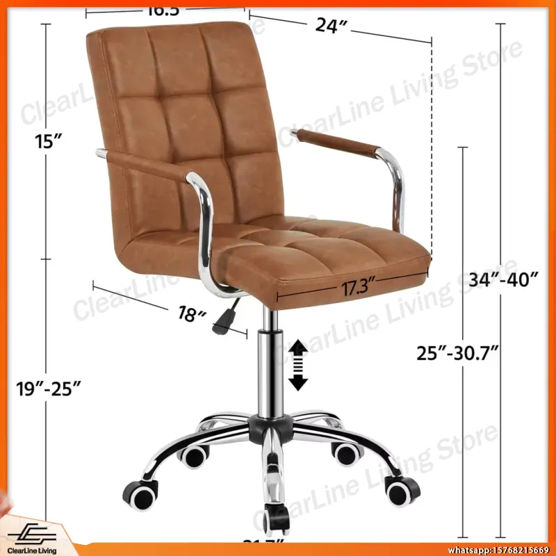 Adjustable Mid-Back Office Cha - Task Chair Mid Back recension och pris