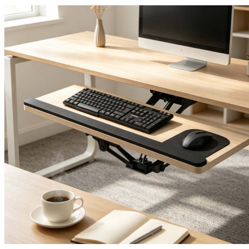 Keyboard Tray Under Desk Slidi - Keyboard Drawer Under recension och pris