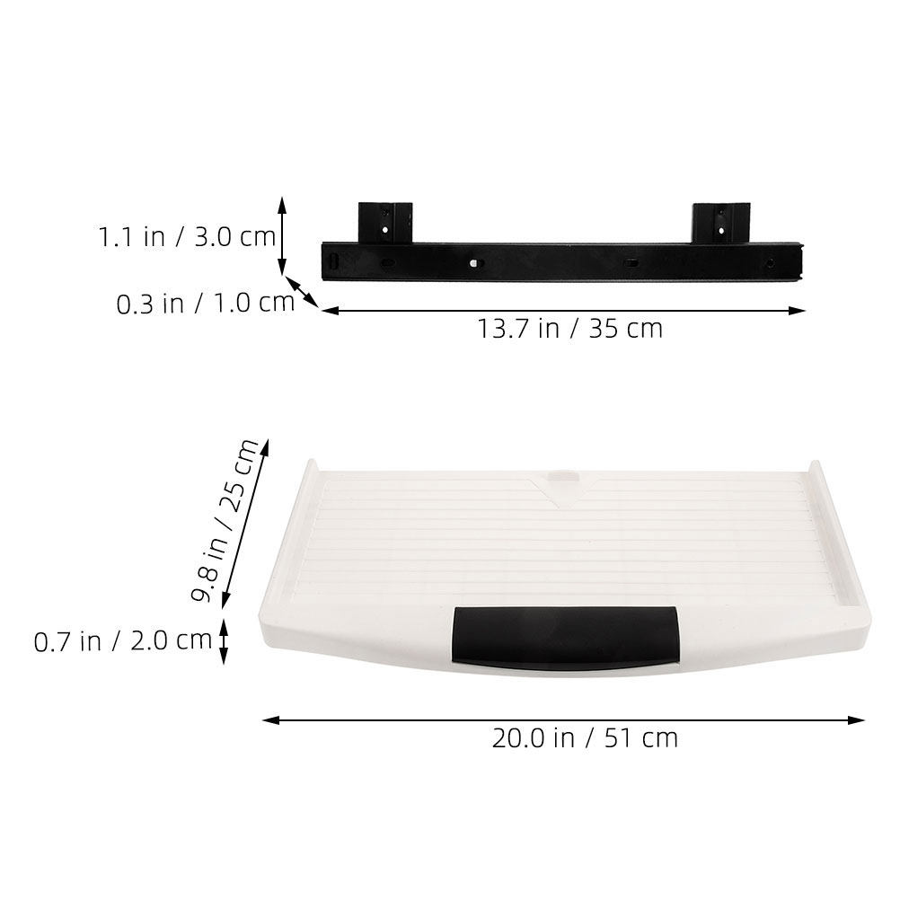 1Set Keyboard Tray Under Desk  - Keyboard Drawer Under recension och pris