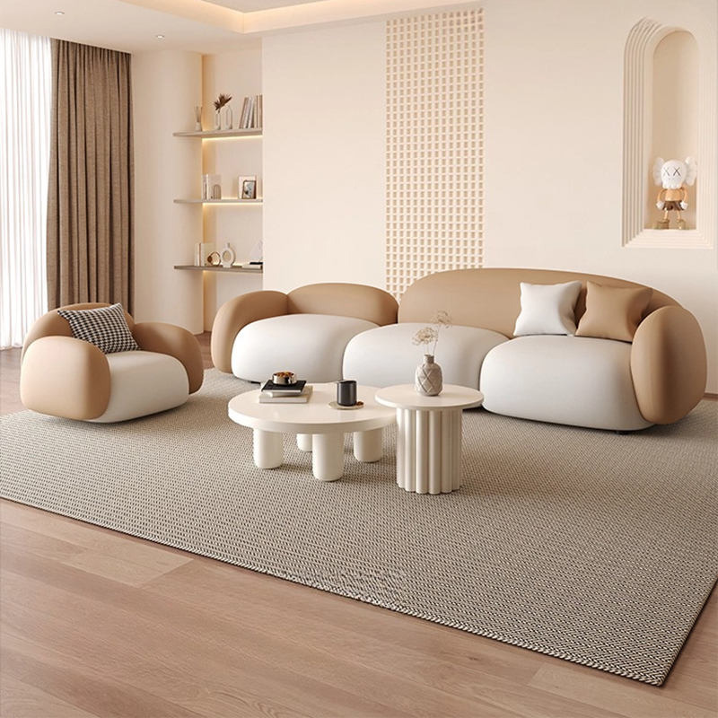 Modern Cream Style Tofu Sofa N - Office Furniture Store recension och pris